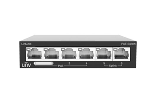 Коммутатор Сетевой - UniView NSW2020-6T-POE-IN
