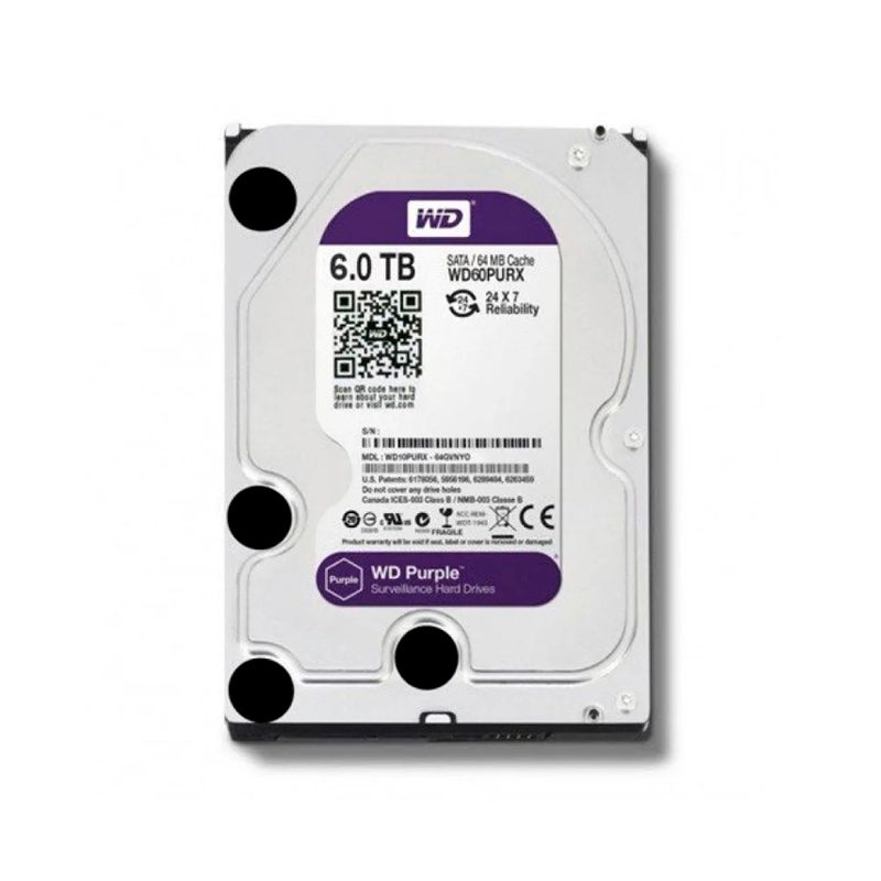 Жесткий Диск - Western Digital WD62PURX (6TB SATA 6Gb/s)