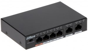 Коммутатор Промышленный Неуправляемый PoE - Dahua PFS3006-4ЕТ-60