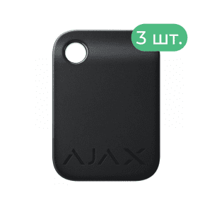 Tag Комплект Бесконтактных Брелоков — Ajax KeyPad Plus (black) <b>(3шт)</b>