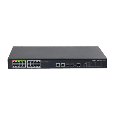 Коммутатор Сетевой PoE - Dahua DH-LR2218-16ET-240 — изображение 3