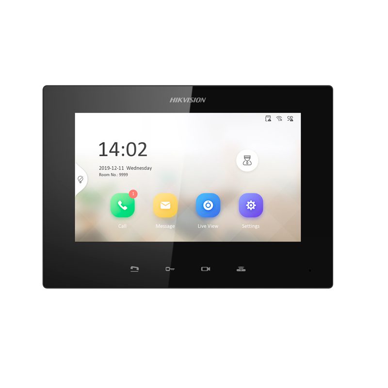 Монитор Домофон - Hikvision DS-KH6220-LE1 IP (BLACK)
