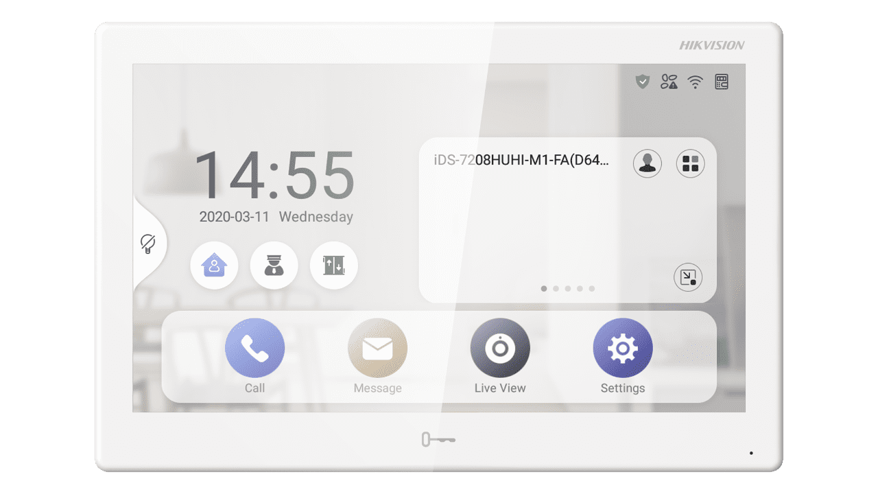 Домофон Монитор - Hikvision DS-KH9310-WTE1 IP (WHITE)