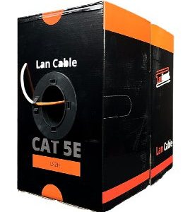 Кабель UTP внутренний - LanExpert INDOOR CAT 5E U/UTP (SOLID/305m) оранжевый