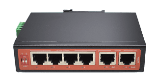 Коммутатор Промышленный Неуправляемый PoE — Wi-Tek WI-PS206-I V2 (4fe +2fe)