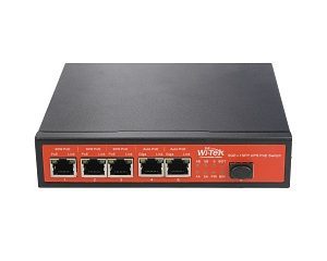 Коммутатор Неуправляемый PoE - Wi-Tek WI-PS306GF-UPS (5ge +1sfp)