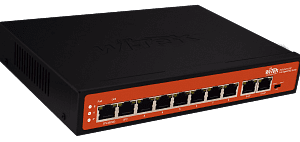 Коммутатор Неуправляемый PoE - Wi-Tek WI-PS308G V2 (8ge +2ge +hipoe +vlan)