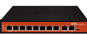 Коммутатор Неуправляемый PoE - Wi-Tek WI-PS210G V2 (8fe +2ge +hipoe +250m)