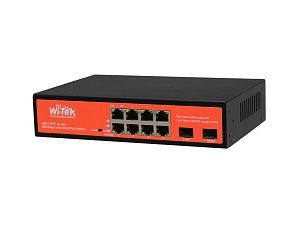 Коммутатор Неуправляемый PoE — Wi-Tek WI-PS310GF (8ge +2sfp)