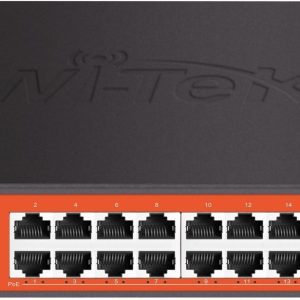 Коммутатор Неуправляемый PoE - Wi-Tek WI-PS318GFH (16ge +2combo/sfp)