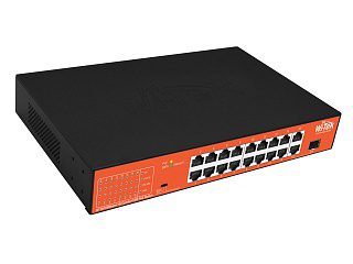 Коммутатор Неуправляемый PoE - Wi-Tek WI-PS518GH (16fe +1ge +1combo/sfp) — изображение 2