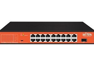 Коммутатор Неуправляемый PoE - Wi-Tek WI-PS518GH (16fe +1ge +1combo/sfp)