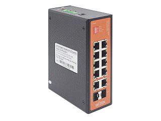Коммутатор Промышленный Неуправляемый PoE - Wi-Tek WI-PS212GF-I (8fe +2ge +2sfp)